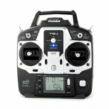 RÁDIO FUTABA 6J 2.4 GHZ 6 CANAIS FHSS 15 MEMÓRIAS SEM SERVOS FUT 01004362-3